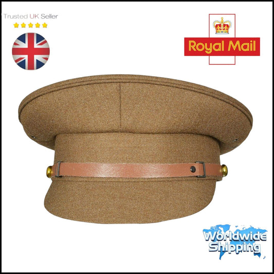 British Army Officers and WO1s (FAD) Service Dress CapMILITARY PEAK CAP